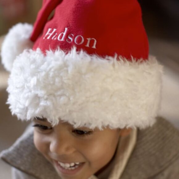 Pottery Barn Kids Santa Hat with Name Matthew Embroidered on it! - Picture 1 of 12